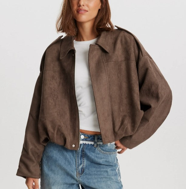 LILA - Stijlvolle Bomber Jacket